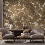 Silk Road Brown Wallpaper