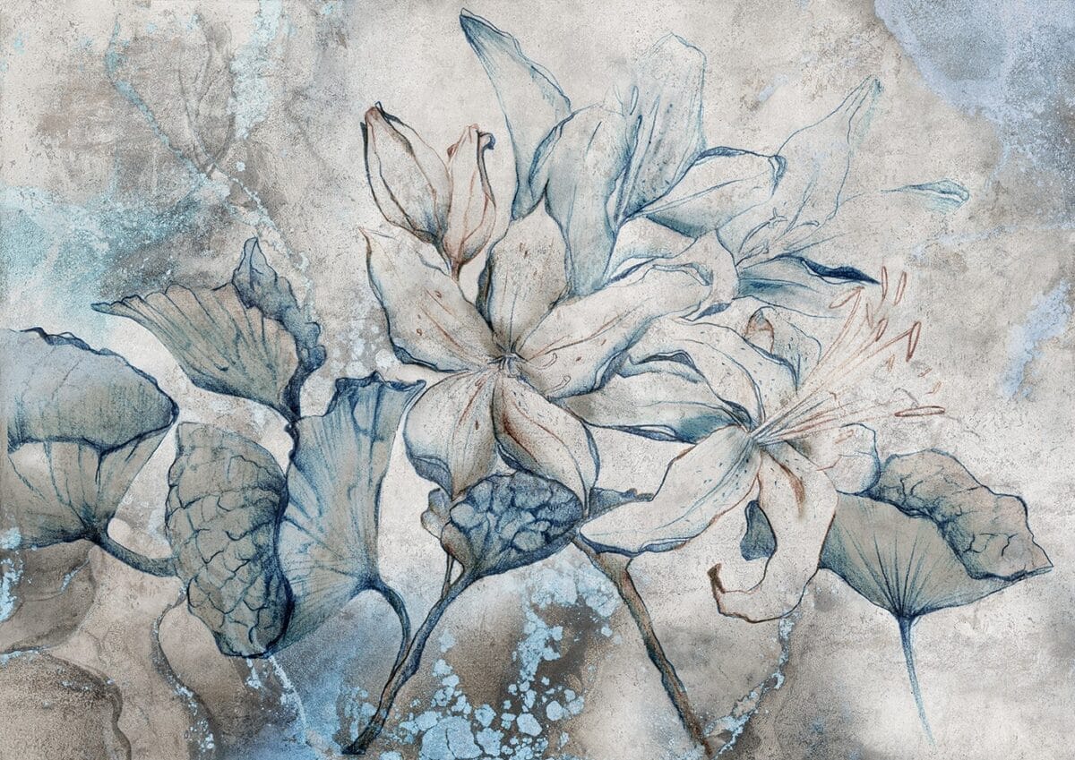 Tapeta LeChart Lilly Blue