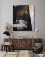 Obraz Astronauty "Astronaut" abstrakcyjny, w salonie, pokoju dziennym