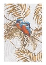 Kingfisher Birds Gold Palm Poster - Image 5