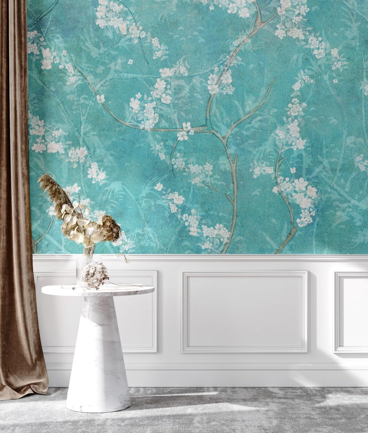 Limited Chinoiserie Lazure Wallpaper - Image 5