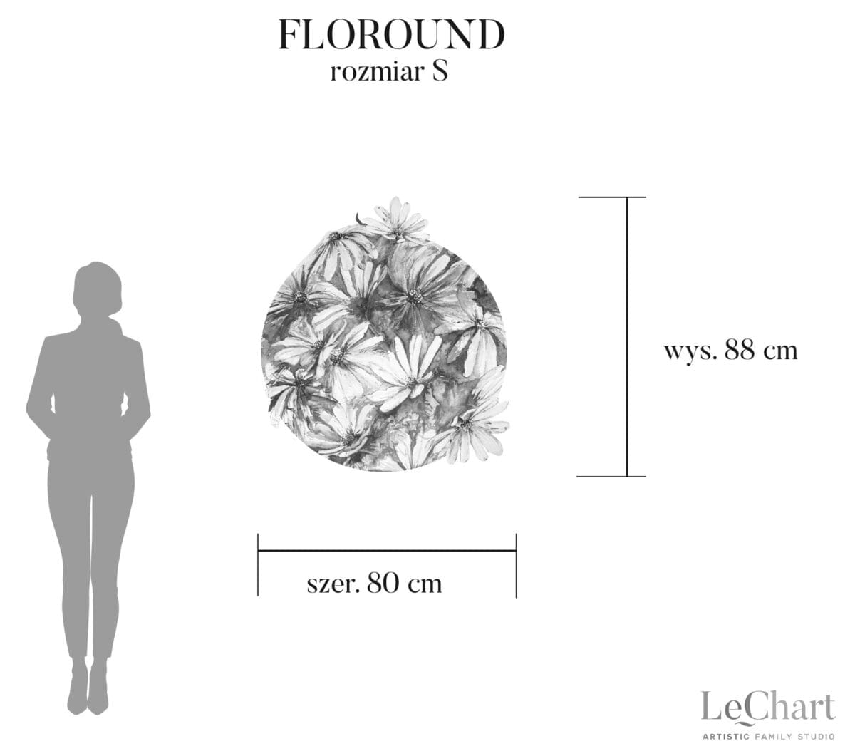 FLOROUND White sticker - Image 2