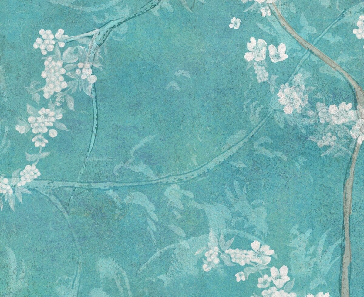 Limited Chinoiserie Lazure Wallpaper - Image 3