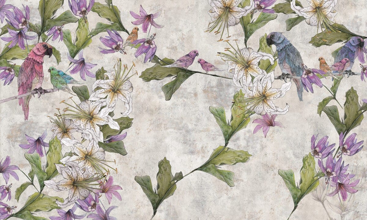 Tapeta Parrot Garden LeChart