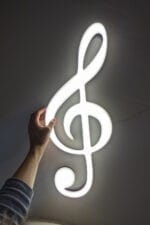 Neon LED Key of Viola - Image 5