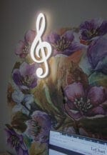 Neon LED Key of Viola - Image 3