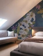 Parrot Garden Blue Wallpaper - Image 3