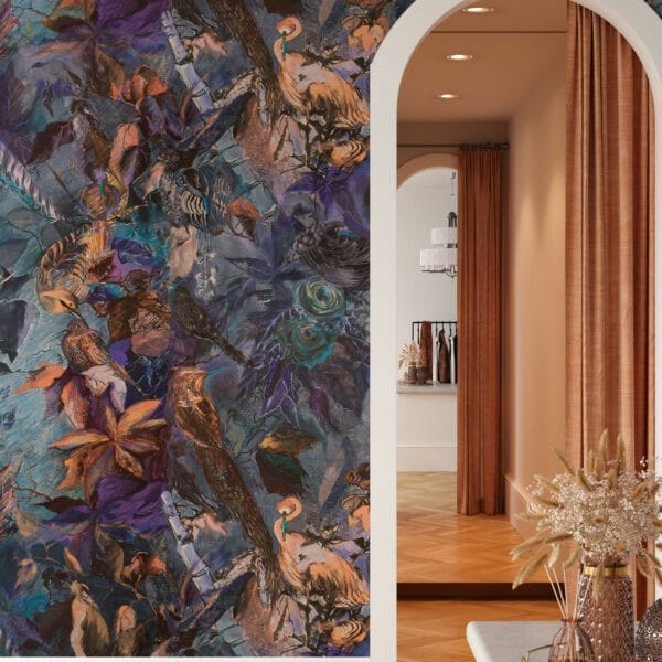 Tapeta Magic Garden Ultraviolet