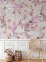 Parrot Garden Pink Wallpaper - Image 5