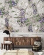 Vintage Wallpaper White - Image 3