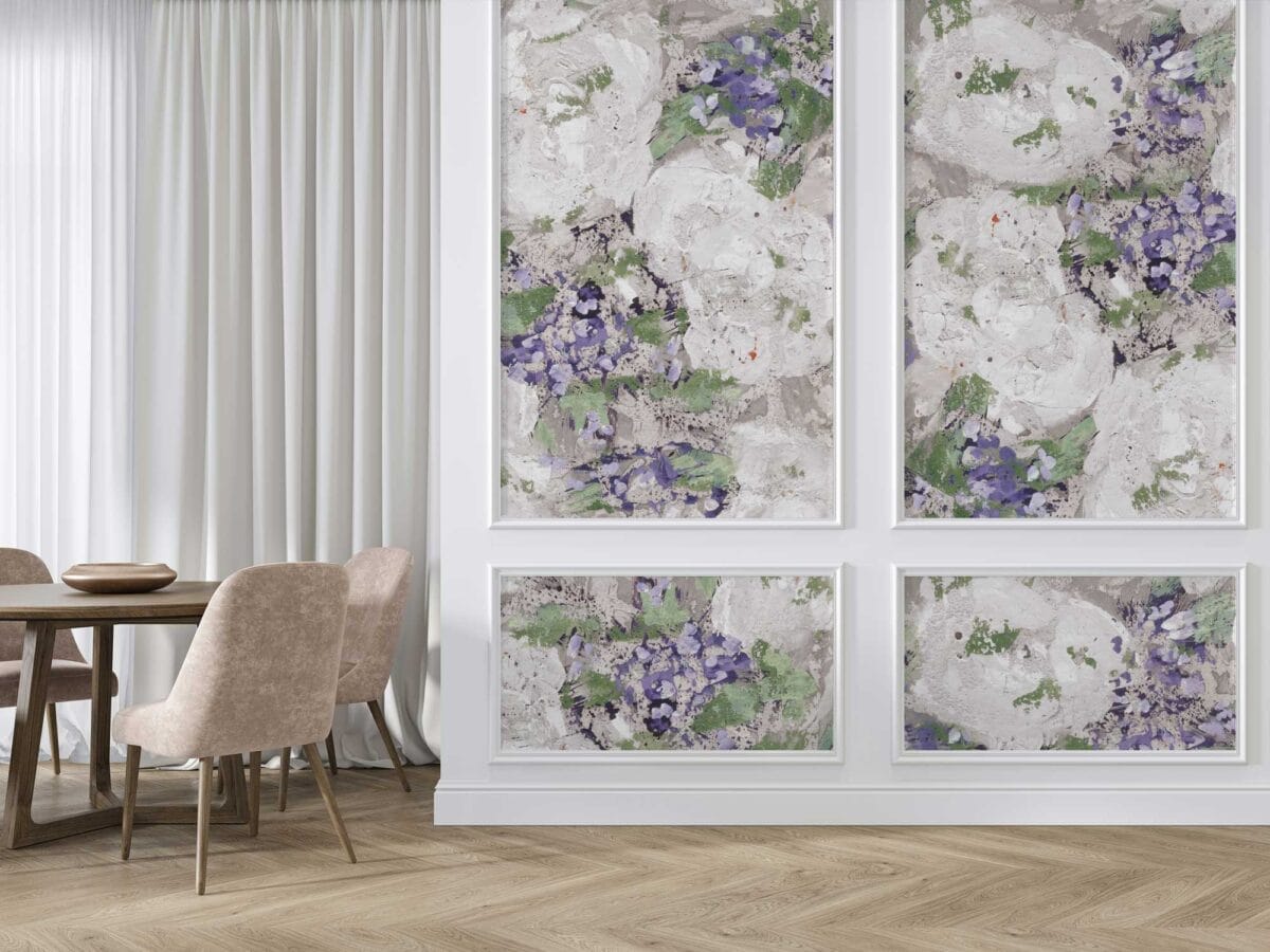 Vintage Wallpaper White - Image 2