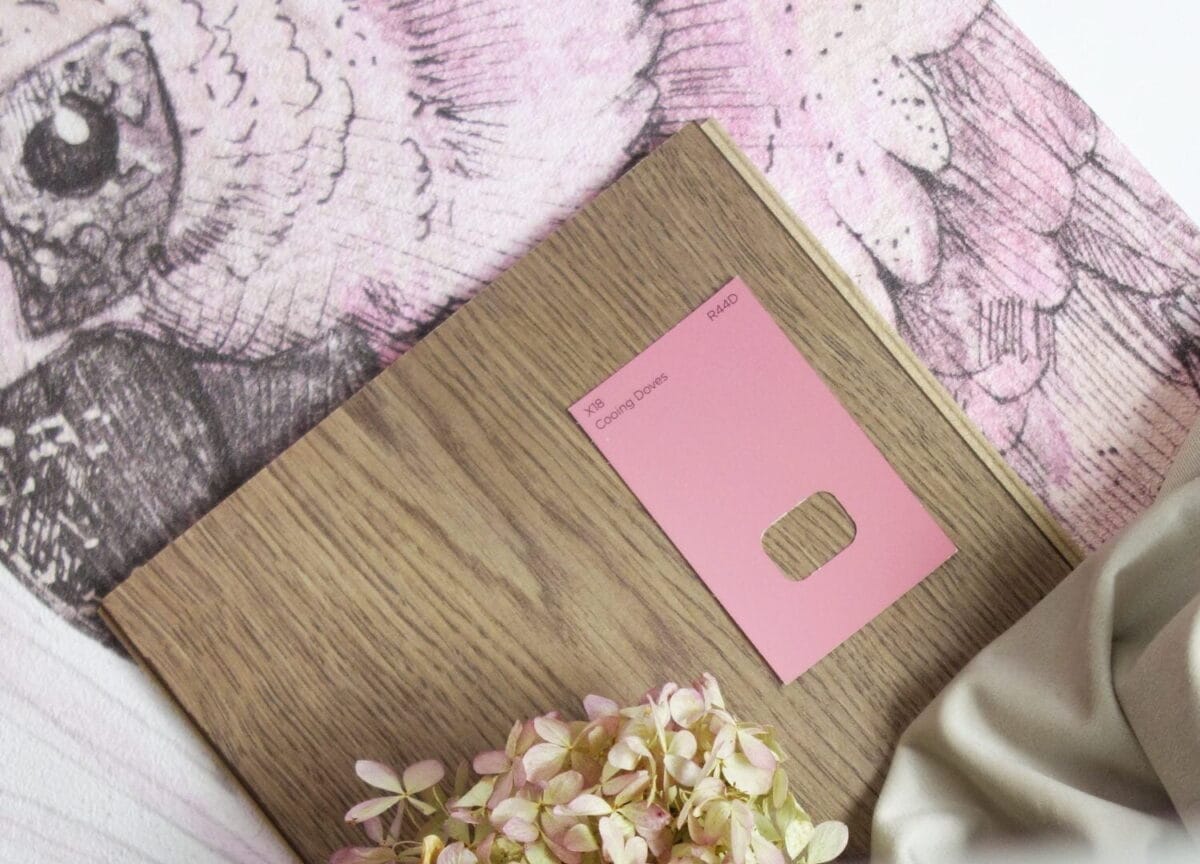 Parrot Garden Pink Wallpaper - Image 4