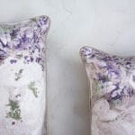 Vintage White velour pillow set - Image 7