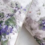 Vintage White velour pillow set - Image 6