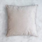 Vintage White velour pillow set - Image 2