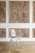 Bamboo Brown Wallpaper