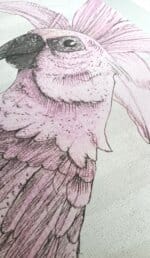 Wallpaper 185x310 cm Parrot Garden Pink CANVAS - Image 6