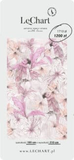 Wallpaper 185x310 cm Parrot Garden Pink CANVAS - Image 2