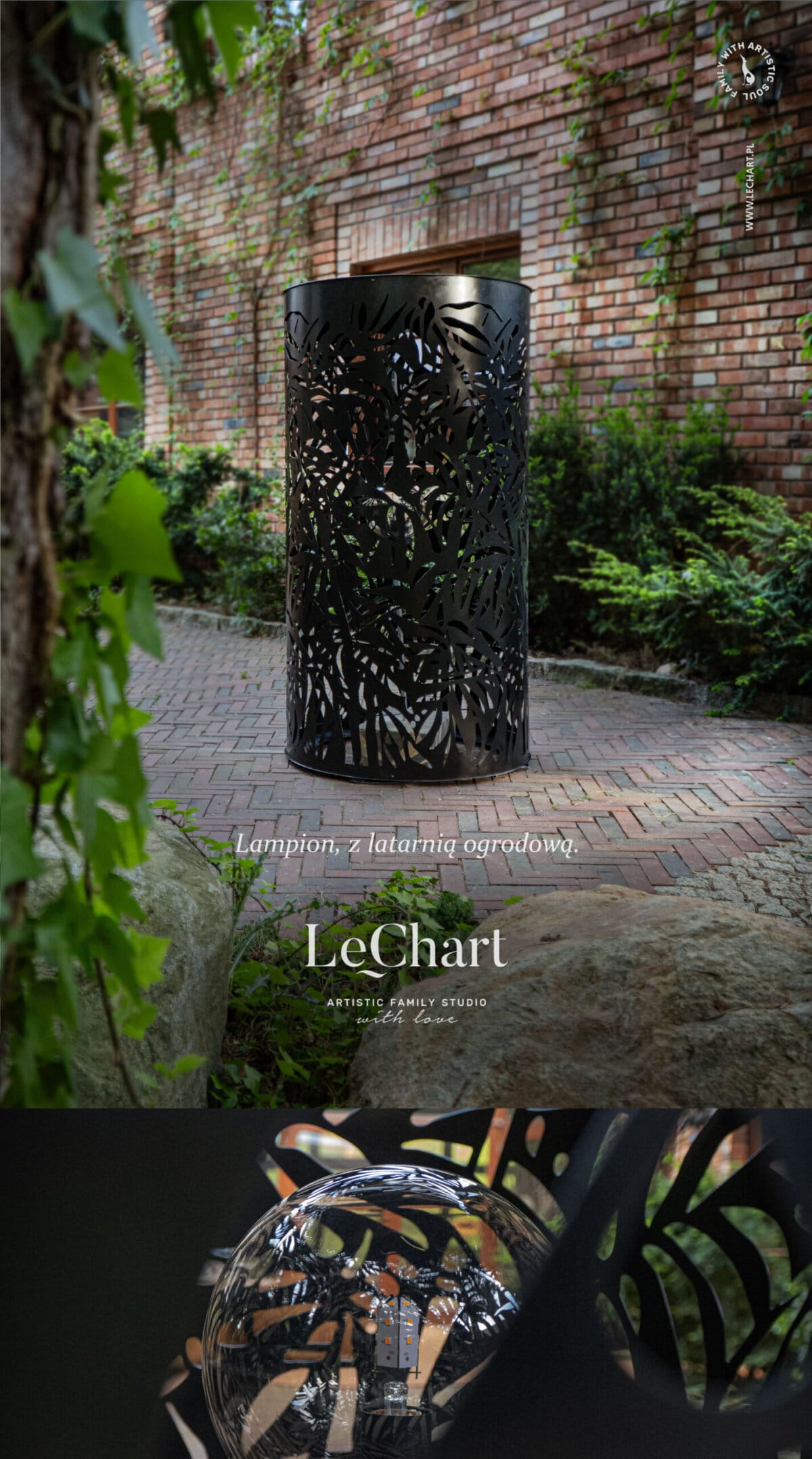 Lampion z latarnią ogrodową Wild Light - obrazek 4