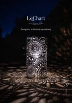 Lampion z latarnią ogrodową Raw Mandala