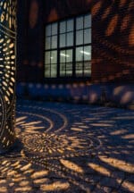 Lampion z latarnią ogrodową Raw Mandala - obrazek 4