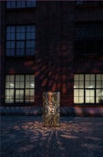 Lampion z latarnią ogrodową Raw Mandala - obrazek 2