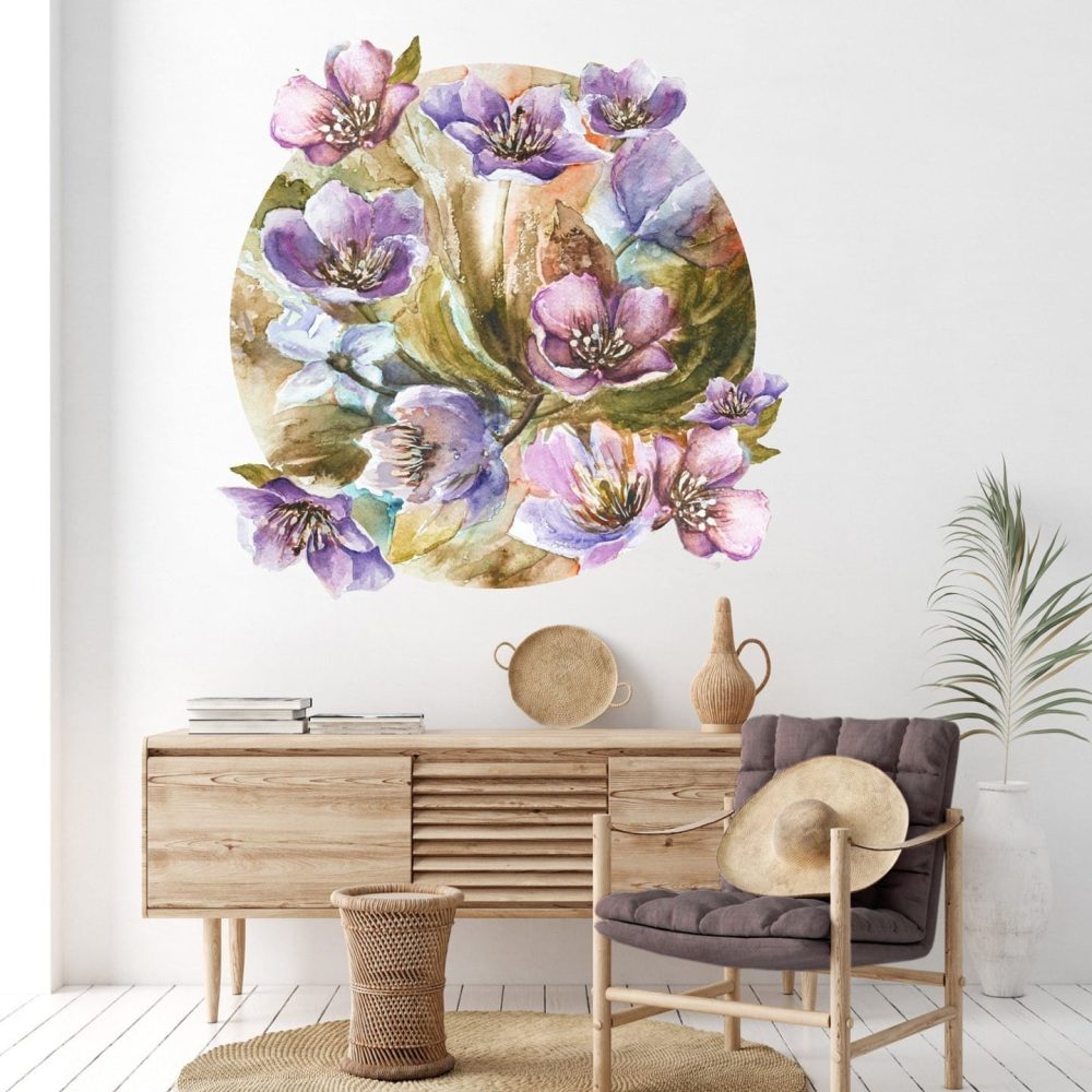 Wall mock up in white simple interior with wooden furniture, Sca