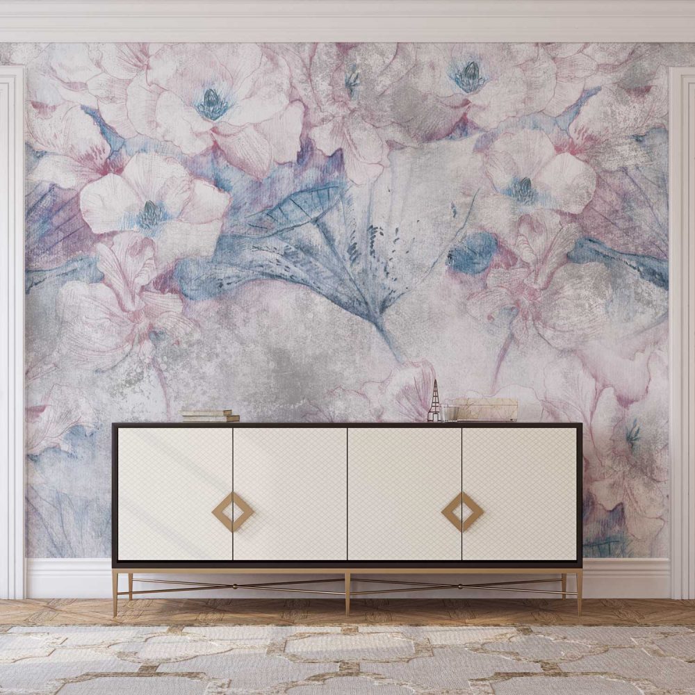 Tapeta marki LeChart Fleurs Royales kolorystyka różu